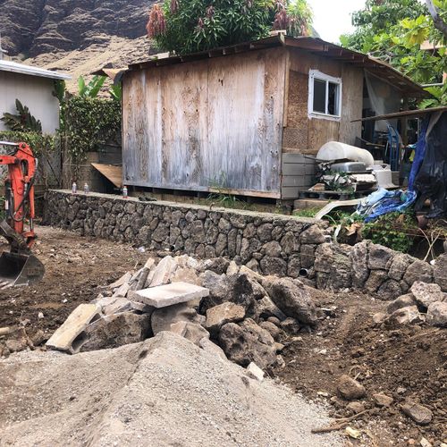 Block Wall Construction for C&O Masonry Contractor in Waianae, HI