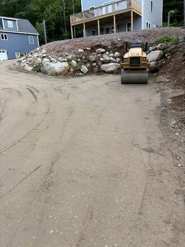 Land Grading for A&D Excavation & Landscaping in Conway, NH