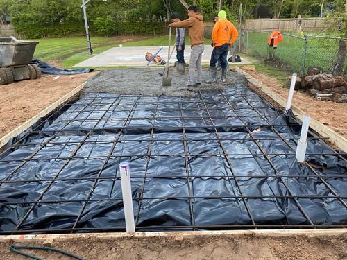 Concrete Slab Construction for Rytren Concrete in Pearland, TX