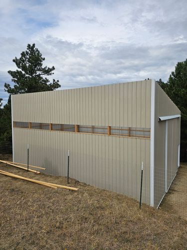 Pole Barn Construction for Blue Mountain Construction in Roundup, MT