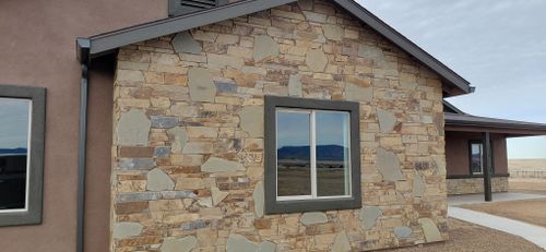 Custom Stone installation for Exquisite Techniques Construction LLC in Prescott, AZ