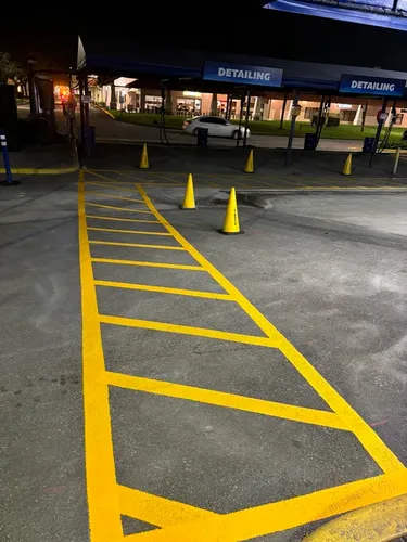 Line Striping that Lasts for The Lot Doctor in Seminole County, OK