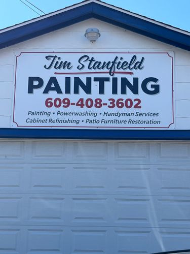 Power washing and whitewashing for Jim Stanfield Painting in Villas, NJ