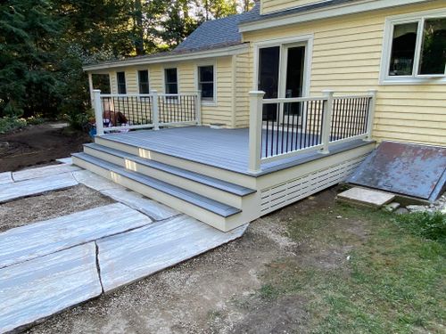 Deck Repairs for Eagle Services LLC in Casco, ME