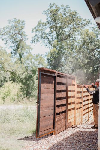 Fence Staining for Ansley Staining and Exterior Works in New Braunfels, TX