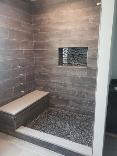 Bathroom Tiling for Goldberg Tile & Stoneworks in Belfair, WA