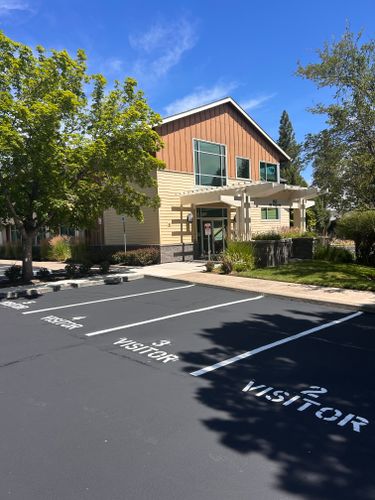 Line Striping for Pacific Sealcoating in Bend, OR