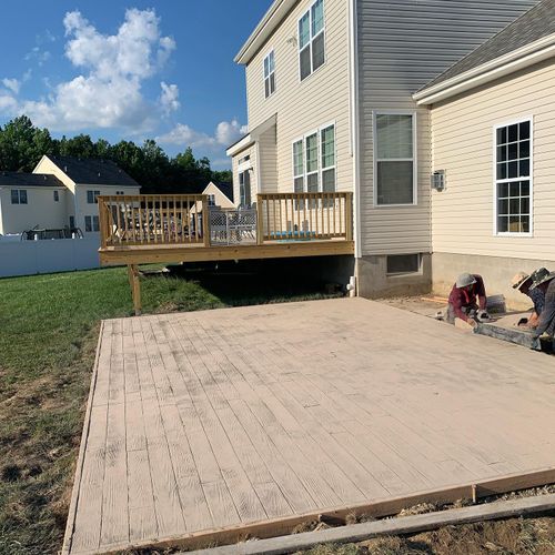 Deck & Patio Installation for M&P Contracting, LLC in Burlington County, NJ