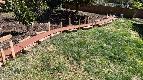 Landscape Installation for B&D Masonry in Guatay, CA