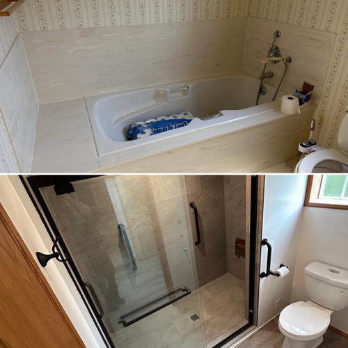 Bathroom Renovation for Racketty Boom Construction  in Centralia, WA