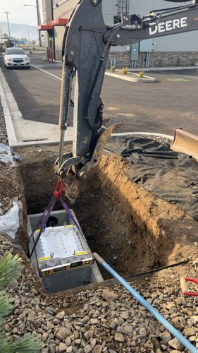 Trenching for Seymour Excavating in Omak, WA