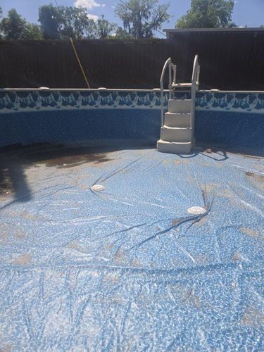 Pool Liner Changes for Down & Dirty Pool Service in Crawfordville, FL