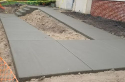 Concrete Installation for Arrowhead Masonry LLC  in Washington County, RI