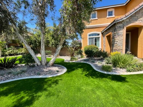 Concrete Edging for Aidan Jade Landscaping in Riverside County, CA