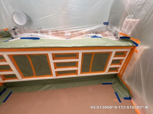 Kitchen and Cabinet Refinishing for AFP Painting LLC in Castle Rock, WA