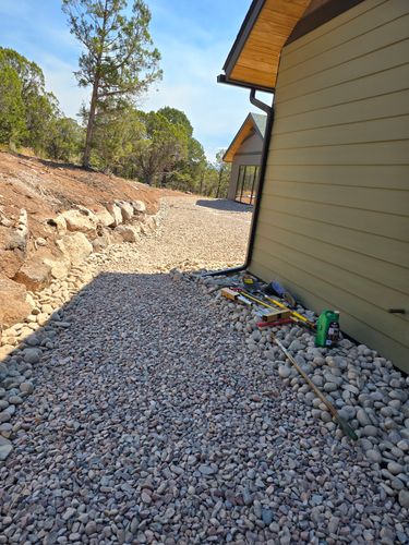 Xeroscaping for LRS: Landscape, Rescue, Snow in Silt, CO