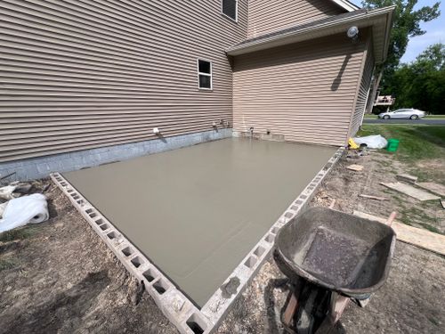 Patio Design & Installation for CAIR CONCRETE & MASONRY LLC in Baldwin, WI