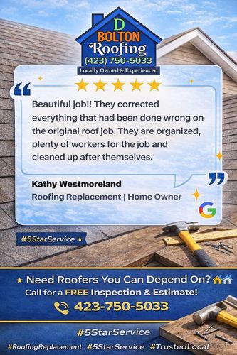  for D Bolton Roofing in Dayton, TN