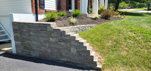 Landscape Installation for VQ Land & Stone in St. Louis, MO