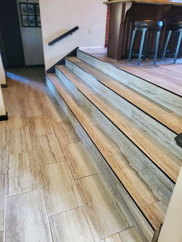 Tiling for Ck&PRO Construction Inc. in El Paso, TX