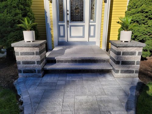 Paver Walkway for Reyky Landscaping & Masonry LLC in Providence,  RI