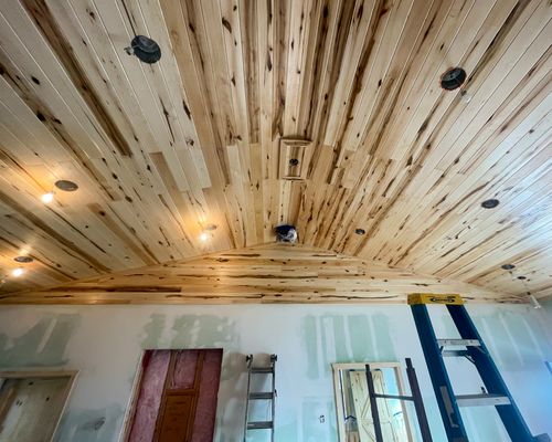 Log Home Refinishing for Mr. Mole's Painting in Bemidji, MN