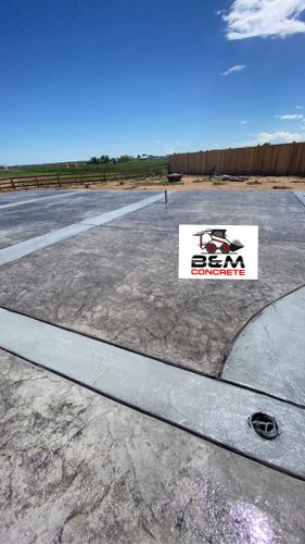 Concrete Slab Construction for B&M Concrete LLC in Longmont, CO