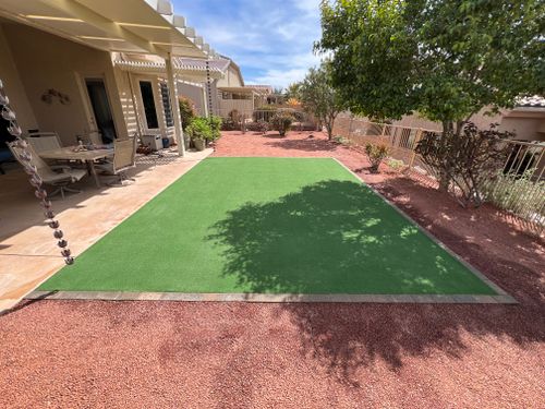 Mulch Installation for Villegas Landscape & Maintenance in St. George, UT