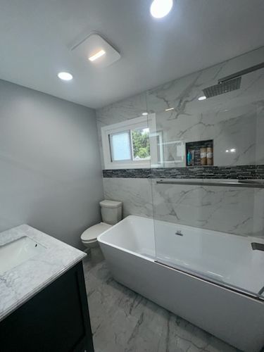 Bathroom Renovation for RMO Construction in Suffolk County, NY