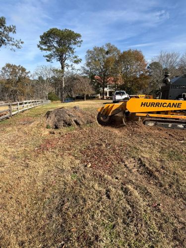 Stump Excavation for Dozier Stump Grinding in Augusta, GA