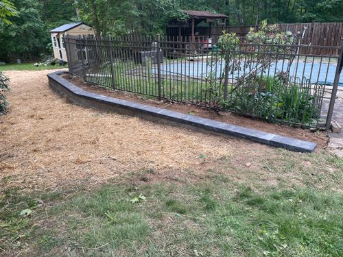Retaining Wall Construction for ALPHA LANDSCAPES in Culpeper, VA