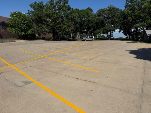 Line Striping for Midwest Line Striping LLC in Spirit Lake, IA