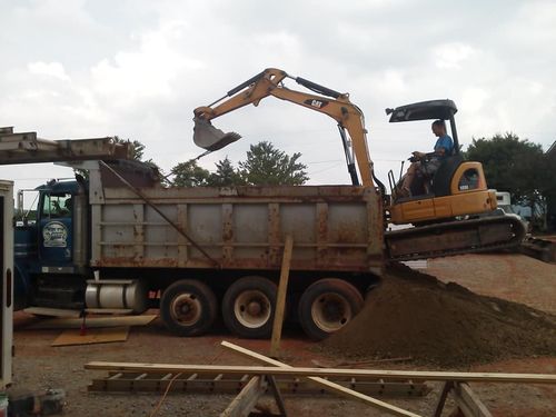 Site Grading for Barnes Backhoe & Grading in Taylorsville, NC