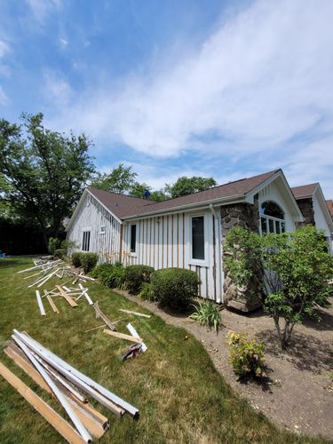 Vinyl siding,windows and gutters  for Go-at Remodeling & Painting in Northbrook,  IL