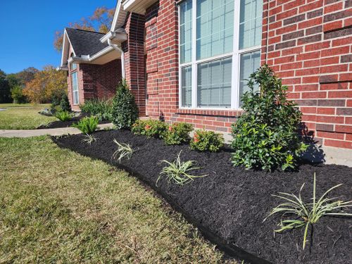 Mulch Installation for Bruno's Professional Lawn's & Landscape in Beaumont, Texas