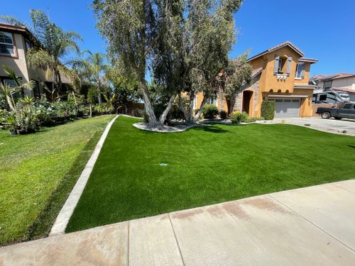 Artificial Turf Installation for Aidan Jade Landscaping in Riverside County, CA