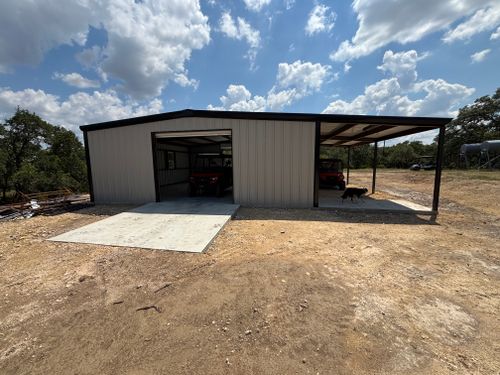 Metal buildings for KO Excavation LLC in Spring Branch, TX