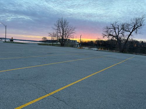 Line Striping for Midwest Line Striping LLC in Spirit Lake, IA