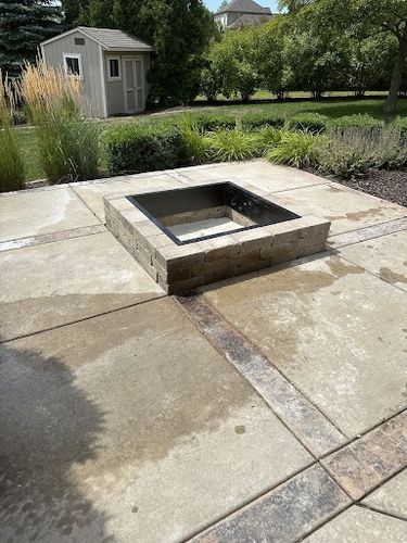 Firepits for Paradise Lawnscapes in West Bend, WI