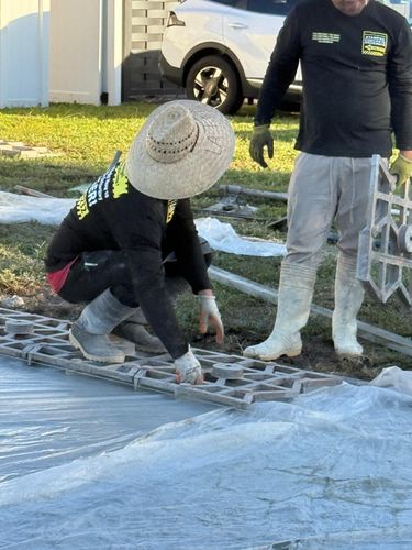 Patio Design & Installation for Beautiful and Affordable Stamped Concrete by Castilla Concrete Finish Design Corp in Sunrise, FL