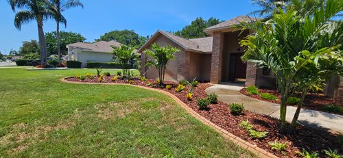 Mulching for Tezna Landscaping, Trees & Pavers in Valrico, FL