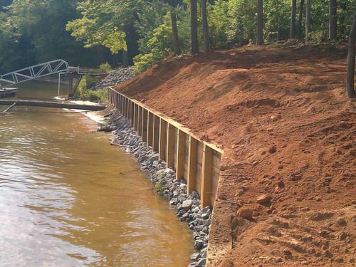 Retaining Wall for E&T Outdoor Pros in LaGrange, GA