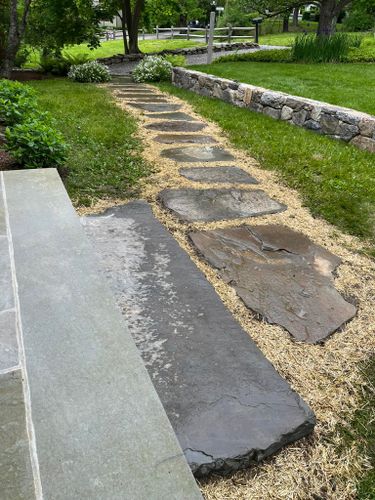 Retaining Wall Construction for Ovidio's Landscaping in Westchester County, NY