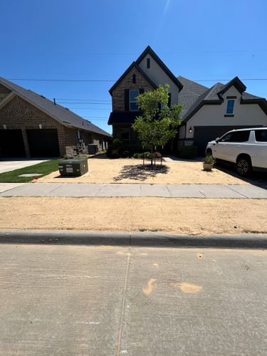 Leveling for North Texas Groundscaping in Frisco, TX