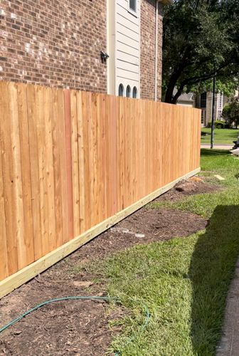 Fence Installation for Kingdom Fence in Houston, TX