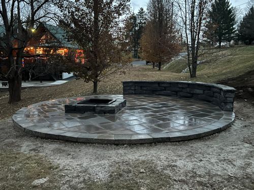 Fire-Pits Installation for Simple Life Landscaping, LLC in , 