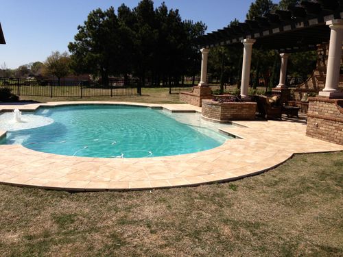 Residential Work for Out Back Pool and Spa Creations in The Woodlands, TX