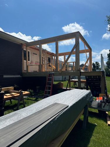 Deck Buildout for Tru Frame Outdoor Structures in Menasha, WI
