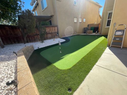 Artificial Turf Installation for Aidan Jade Landscaping in Riverside County, CA