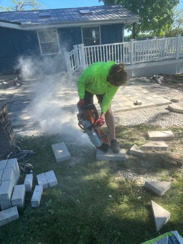Landscape Installation for Mayfield Landscaping in Staunton, IL